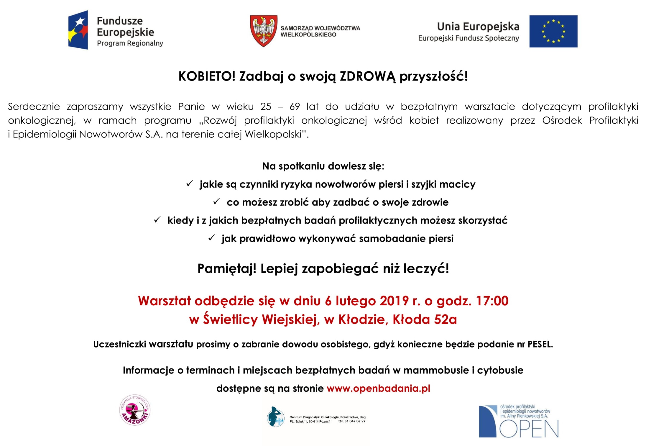 Plakat warsztat Koda 06.02.2019 1
