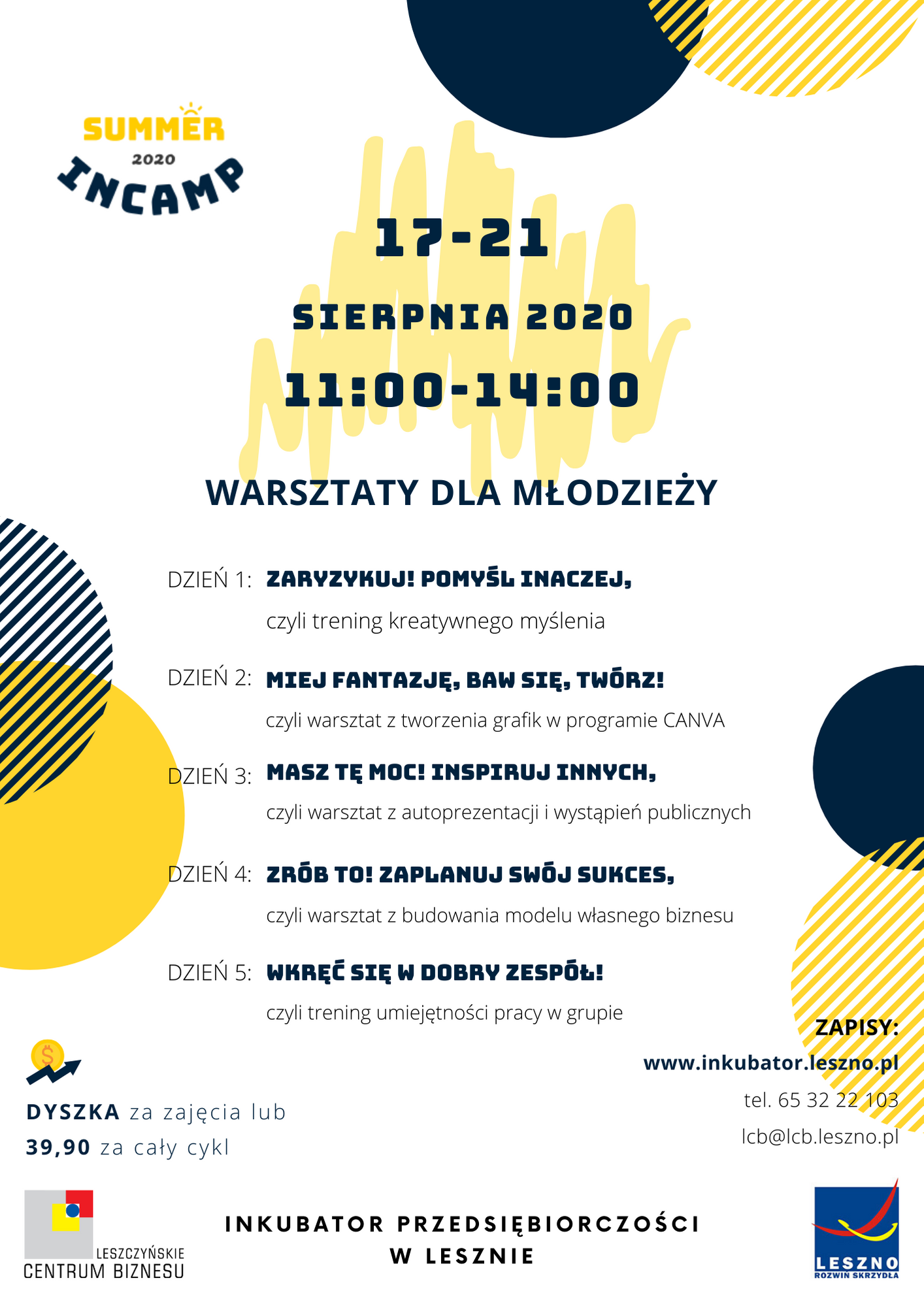 Plakat A3 SUMMER InCAMP