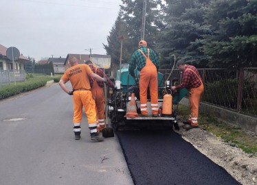 Poszerzenie drogi w Lasocicach