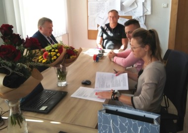 Podpisanie umowy na przebudowę obiektów SOSW Rydzyna