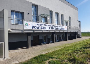 Punkt szczepień powszechnych w Garzynie 