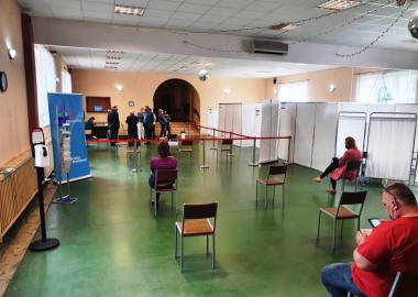Punkt szczepień powszechnych w Wilkowicach