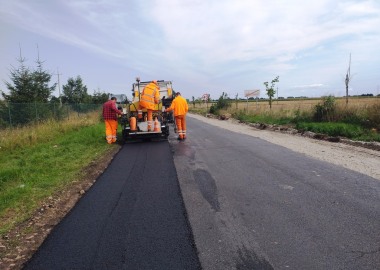 Poszerzanie drogi powiatowej Gronówko - Wyciążkowo