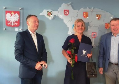 Wręczenie aktu nadania stopnia zawodowego nauczyciela mianowanego Stanisławie Witkiewicz
