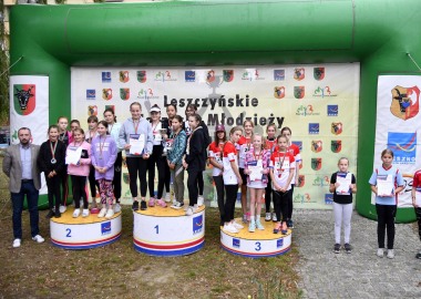 Leszczyńskie Igrzyska Młodzieży Szkolnej w biegach sztafetowych