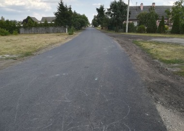 Droga w Tarnowej Łące zbudowana