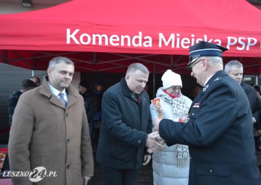 Uroczystość przekazania wozu bojowego OSP Krzemieniewo