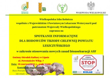 Plakat obrazujący tekst