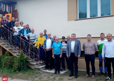 Uczestnicy Ogólnopolskiego Zlotu Kolarskiego w Boszkowie - Letnisku