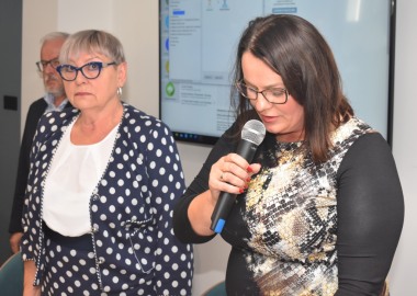 Halina Florek i Wiesława Małycha