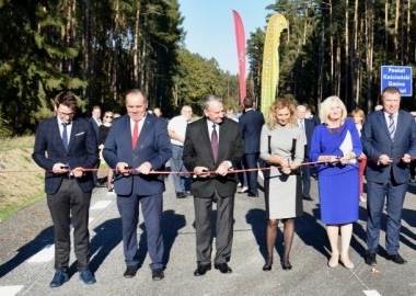 Oficjalne zakończenie przebudowanej drogi z Wijewa do węzła S5 