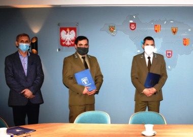 Spotkanie z nadleśniczymi w Starostwie Powiatowym w Lesznie 