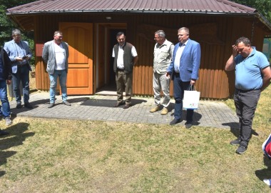 Spotkanie w domku myśliwskim przy leśniczówce Mścigniew