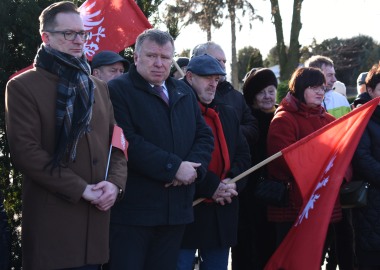 Uroczystość na cmentarzu w Rydzynie