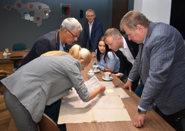 Spotkanie w Starostwie Powiatowym w Lesznie