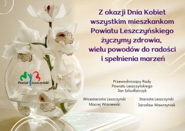 Kartka z życzeniami na dzień kobiet