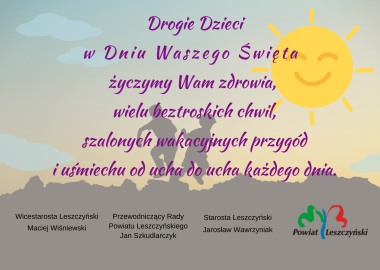 Plakat obrazujący tekst