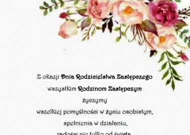 Plakat z życzeniami 