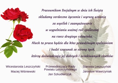 Plakat obrazujący tekst