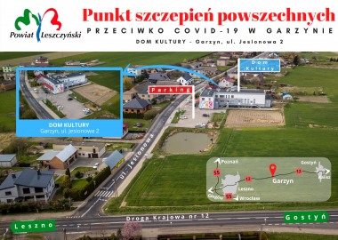 Punkt szczepień masowych w Garzynie