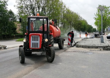Przebudowa drogi w Krzemieniewie