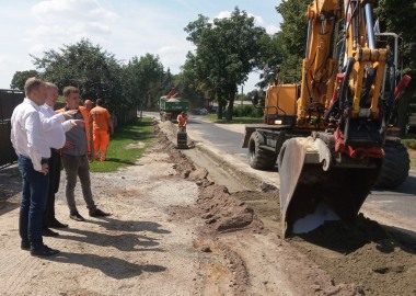 Poszerzanie drogi powiatowej Gronówko - Wyciążkowo
