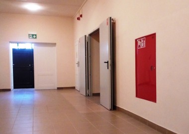 Przebudowane pomieszczenia SOSW Rydzyna 