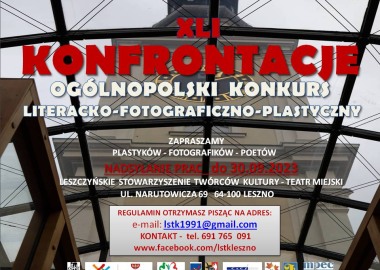 Plakat obrazujący tekst
