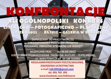 Plakat obrazujący tekst