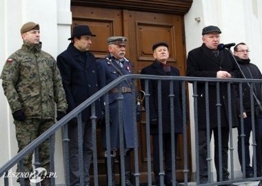 Uroczystość z okazji stulecia wizyty w Lesznie marszałka Józefa Piłsudskiego w Lesznie