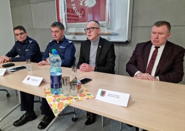 Roczna odprawa służbowa w Komendzie Miejskiej Policji w Lesznie 