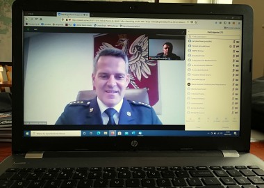 Komendant Miejski Państwowej Straży Pożarnej w Lesznie Sebastian  Kozłowski