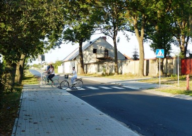 Przejście dla pieszych w Mórkowie