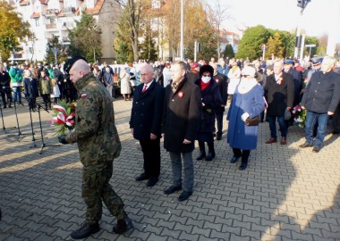 Uroczystość z okazji Święta Niepodległości w Lesznie