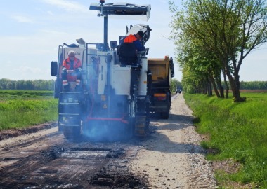 Przebudowa drogi Henrykowo - Strzyżewice