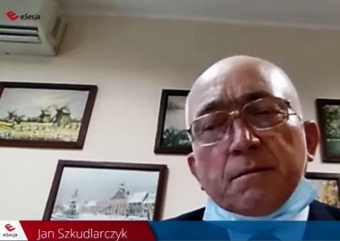 Przewodniczący Rady Powiatu Leszczyńskiego Jan Szkudlarczyk