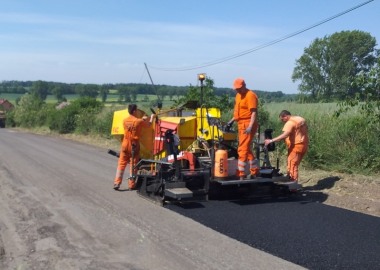 Remont drogi w Miąskowie