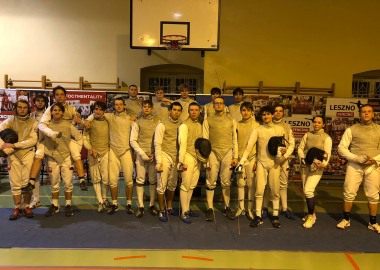 Treningi szermierzy w SOSW Rydzyna
