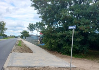 Nowy chodnik przy ul. Kosmonautów w Święciechowie