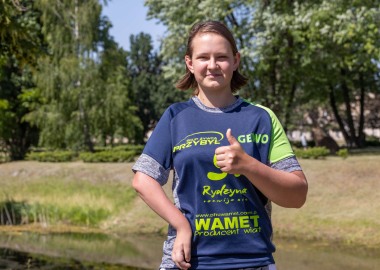Karolina Pęk - tenisistka stołowa Wamet Dobry Wiązar Dąbcze
