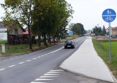 Droga powiatowa w Boszkowie