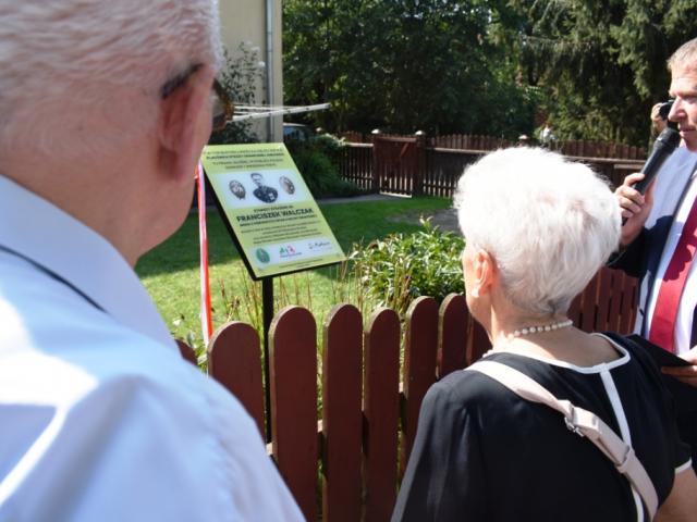 Odsłonięcie tablicy poświęconej Franciszkowi Walczakowi Jabłonna 2019